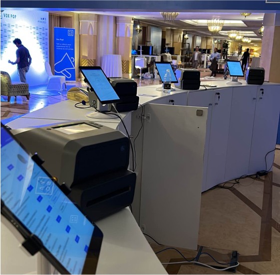 Solution for events registration and check ins